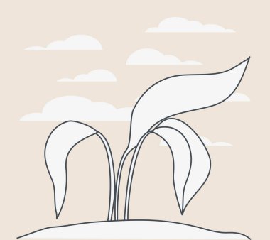 deniz bitkiler ekosistem sahnesi