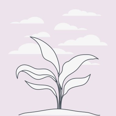 deniz bitkiler ekosistem sahnesi