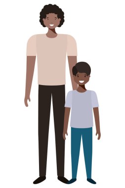 Baba ve oğul avatar karakter