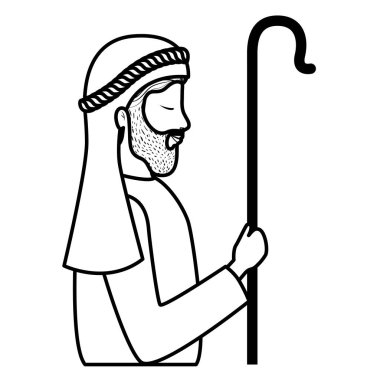 kamışı karakteri ile Aziz Joseph