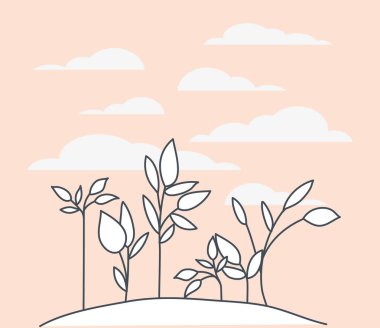 yosun deniz bitkiler sahne