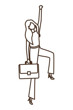 iş kadın avatar karakter