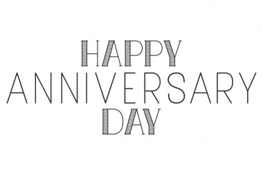 gün izole simge mutlu yıldönümü