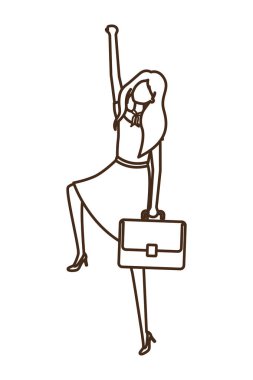 iş kadın avatar karakter