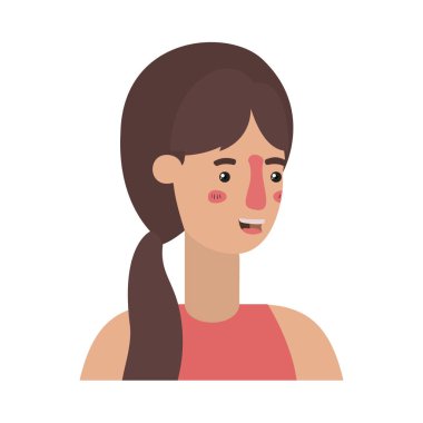 güzel ve genç kadın karakter