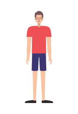 genç adam avatar karakter