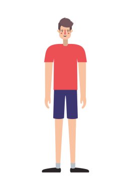 genç adam avatar karakter