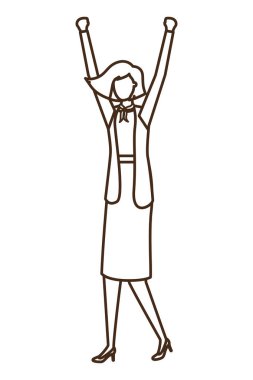 iş kadın avatar karakter