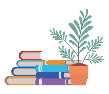 bitki konut izole kitap simge