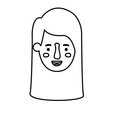 güzel ve genç kadın baş