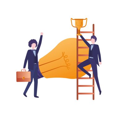 set simgeleri ile iş adamları