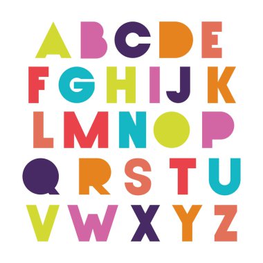 alfabe türü yazı tipi simgeleri