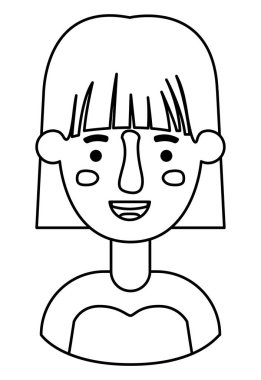 güzel ve genç kadın karakter