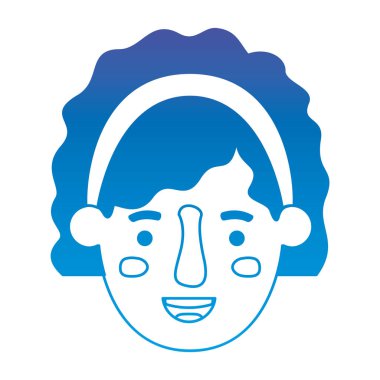 güzel ve genç kadın baş