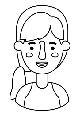 güzel ve genç kadın karakter