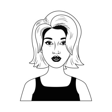 genç kadın avatar karakter