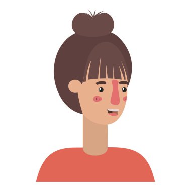 güzel ve genç kadın karakter