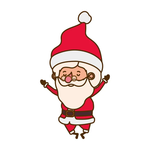 Santa Claus hareket avatar karakter — Stok Vektör
