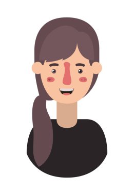 güzel ve genç kadın karakter