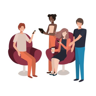 teknoloji cihazlarını kullanan kişi grubu