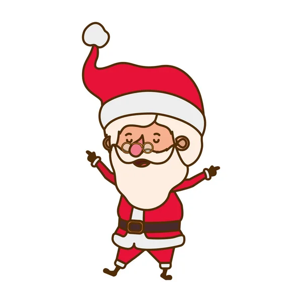 Трогательный персонаж Санта-Клауса — стоковый вектор