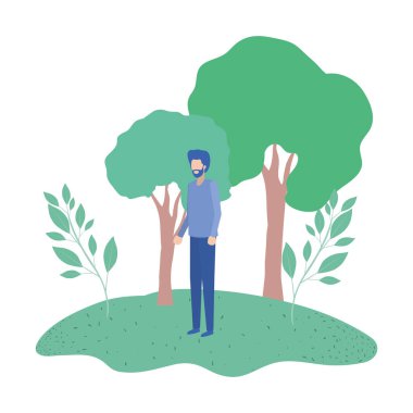 manzara avatar karakter ayakta adam