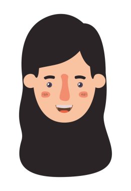 güzel ve genç kadın baş