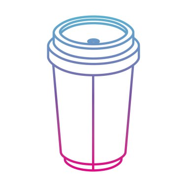 kahve bardağı plastik izometrik simge