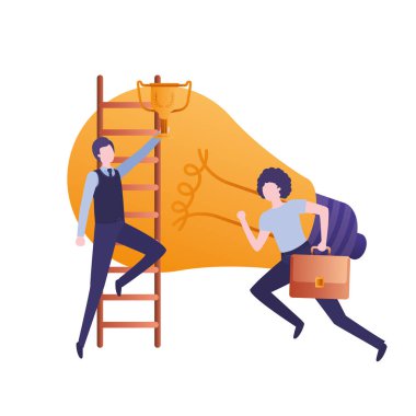 set simgeleri ile iş adamları