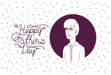 baba karakteri ile mutlu babalar gün kartı
