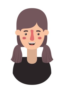 güzel ve genç kadın karakter