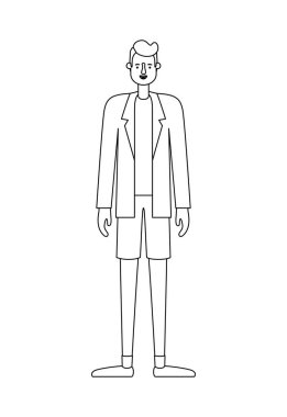 genç adam avatar karakter