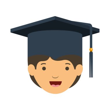 harç tahtası avatar karakteri ile adam başkanı