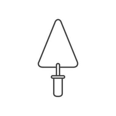 spatula aracı izole simgesi