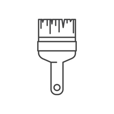 boya fırçası aracı izole edilmiş simge