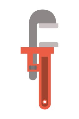 tesisatçı anahtarı izole simgesi