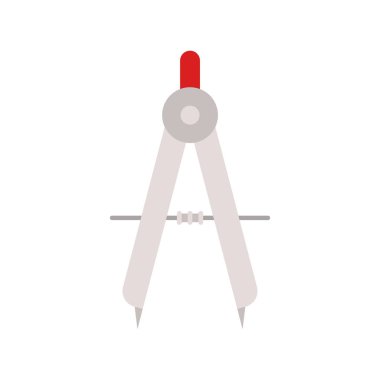 Pusula aracı izole simgesi