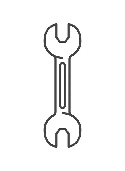 Izolované ikona klíče nástroje — Stockový vektor