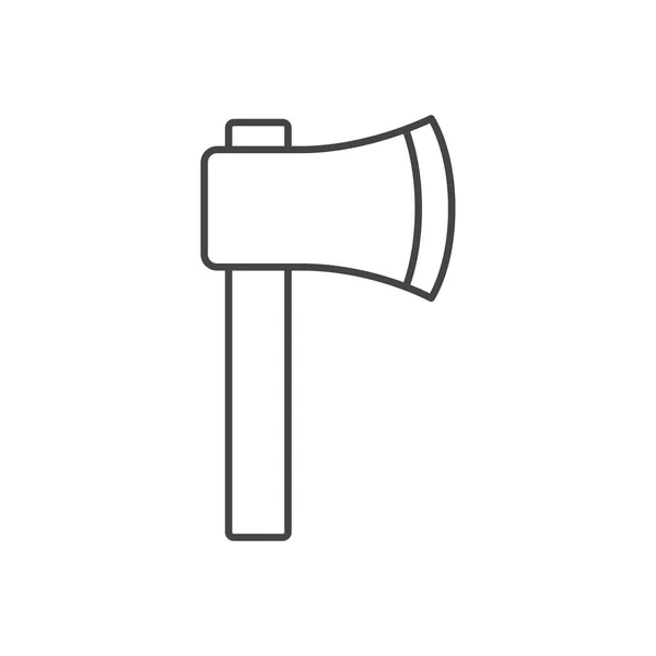 Ikona na białym tle narzędzie AX — Wektor stockowy