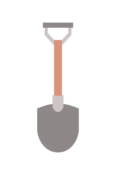 Schaufel Werkzeug isoliert Symbol — Stockvektor