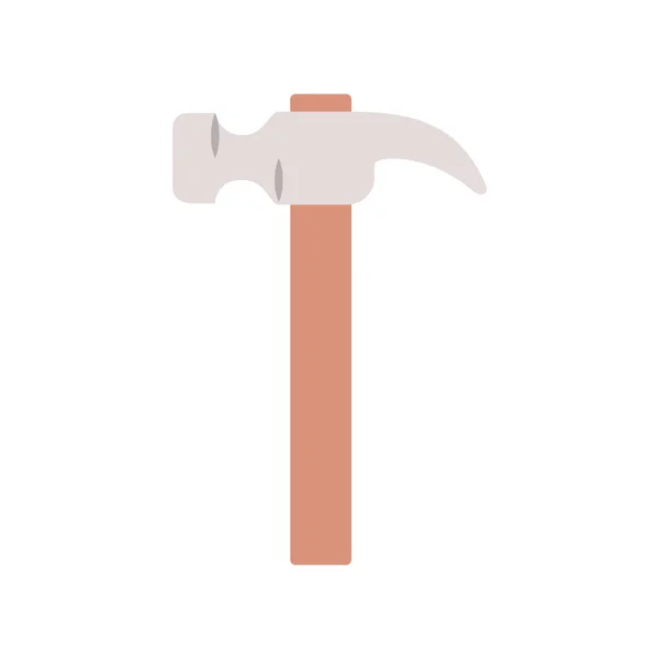 Hammer-Werkzeug isoliert Symbol — Stockvektor