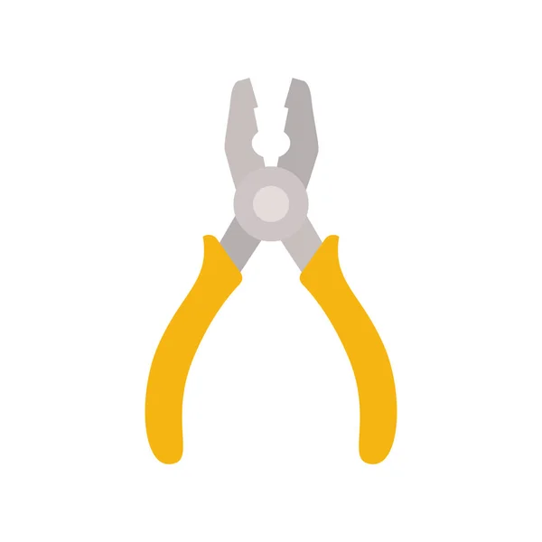 Plier tool isolated icon — Stock Vector