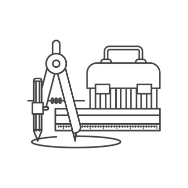 yapı alet kutusu yalıtılmış simgesi