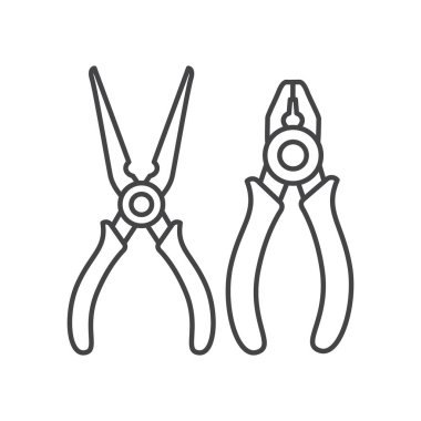 plier aracı yalıtılmış simgesi
