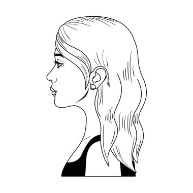 genç kadın avatar karakter