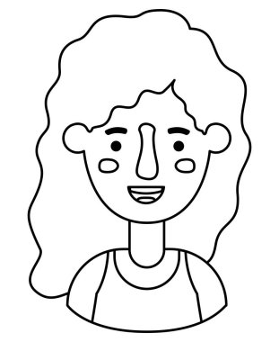 güzel ve genç kadın karakter