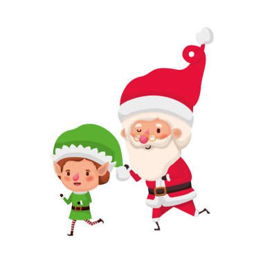 Elf hareket avatar karakter ile Santa Claus