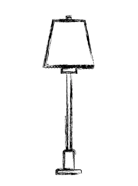 집 램프 고립 된 아이콘 — 스톡 벡터