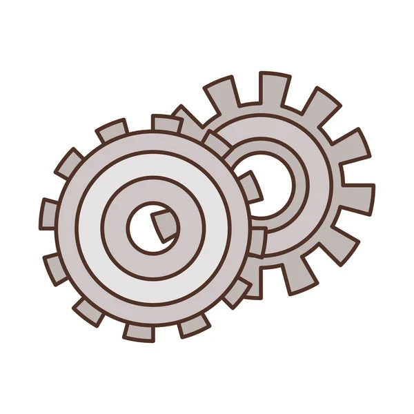 Isolerad ikon för kugghjuls verktyget — Stock vektor