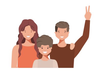 aile sallayarak avatar karakter